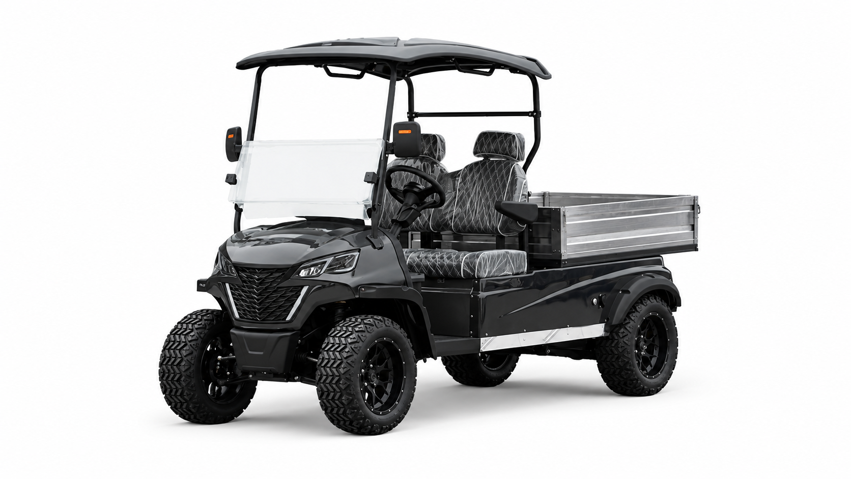 FALCON electric utility golf cart with rear cargo bed